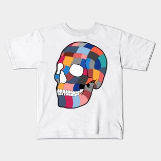 Patchwork Skull Kids T-Shirt